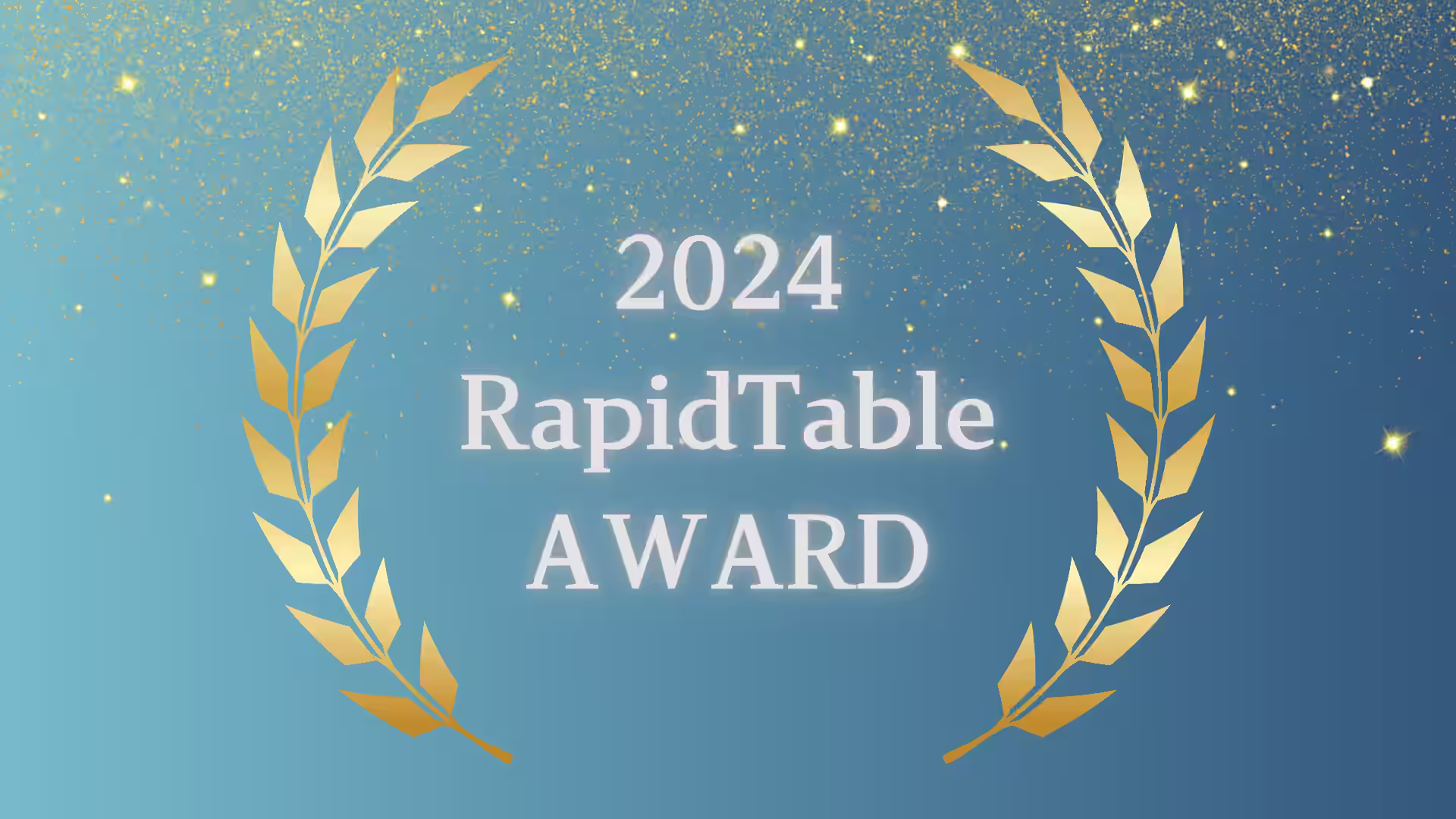 2024 Rapid Table AWARD